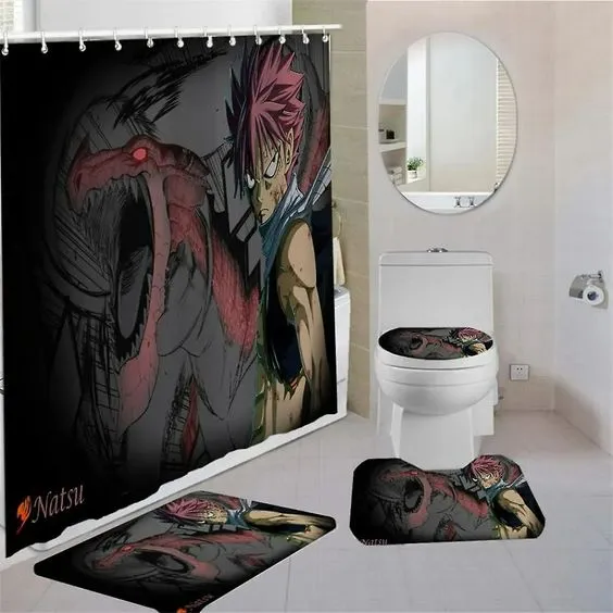 Fairy-Tail-Shower-Curtain-Sets-Toilet-Lid-Cover-And-Bath-Mat-Bathroom-Accessories-Fairy-Tail-Bathroom-Sets-BRS704 Fairy Tail Shower Curtain Sets