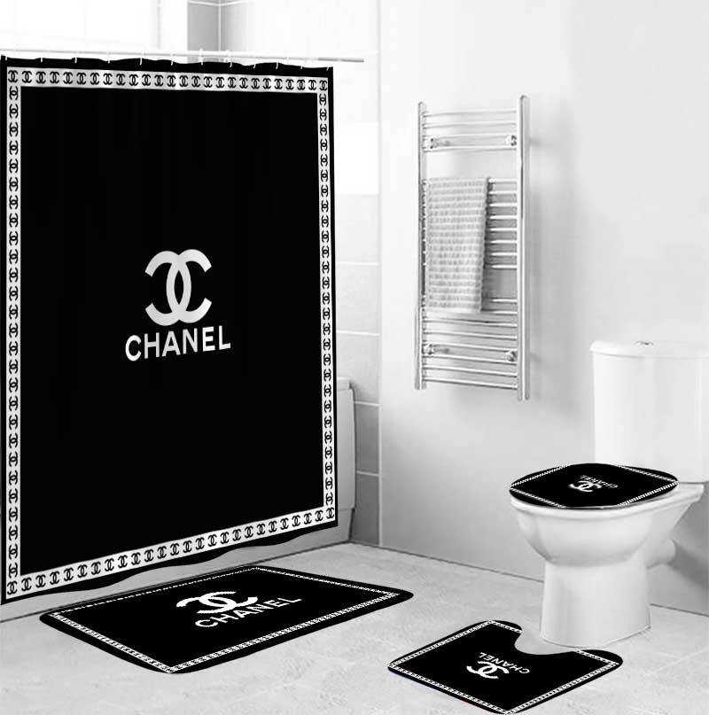 MK Chanel Fashion Logo Limited Luxury Brand Bathroom Sets Bathroom Decor Waterproof And Keep Warm In Winter