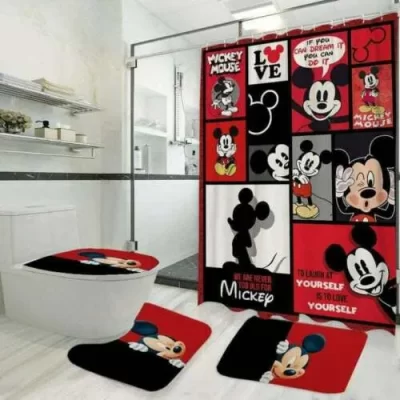 Mickey Mouse If You Can Dream It You Can Do It Shower Curtains Bathroom Sets BRS485