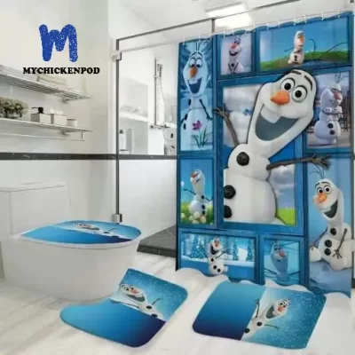 Olaf Frozen Shower Curtains Bathroom Sets BRS483