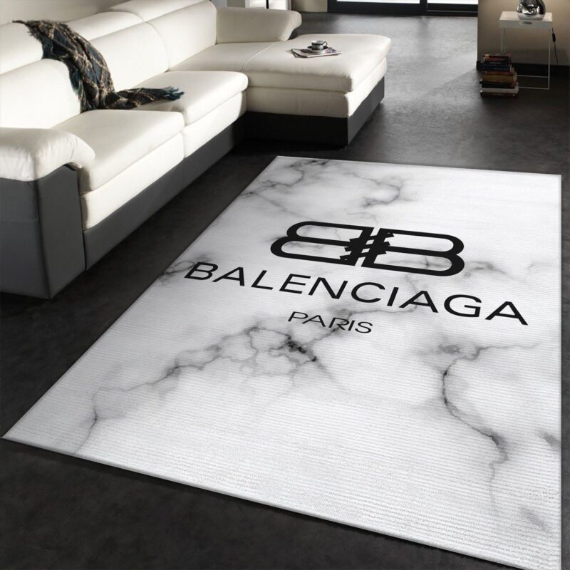 Balenciaga Paris Veinstone Luxury Brand Fashion Area Rug Carpet Floor Decor Living Room RR2688