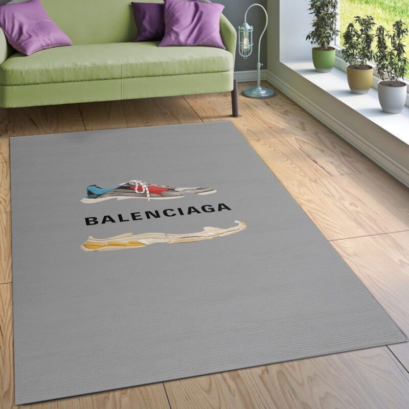 Balenciaga Sneaker Luxury Brand Fashion Area Rug Carpet Floor Decor Living Room RR2693