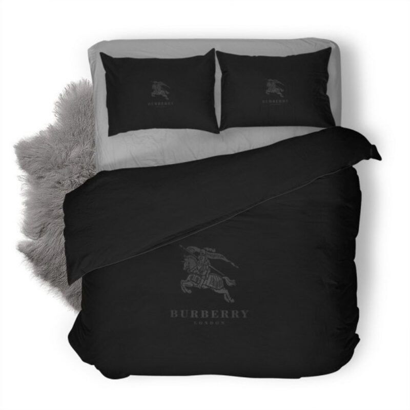 Burberry Black Luxury Brand Bedding Set Bedspread Duvet Cover Set BS299