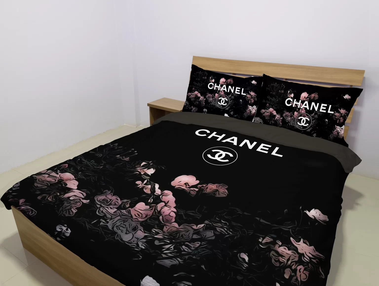 Chanel Flowers Luxury Brand High-End Bedding Set BS171