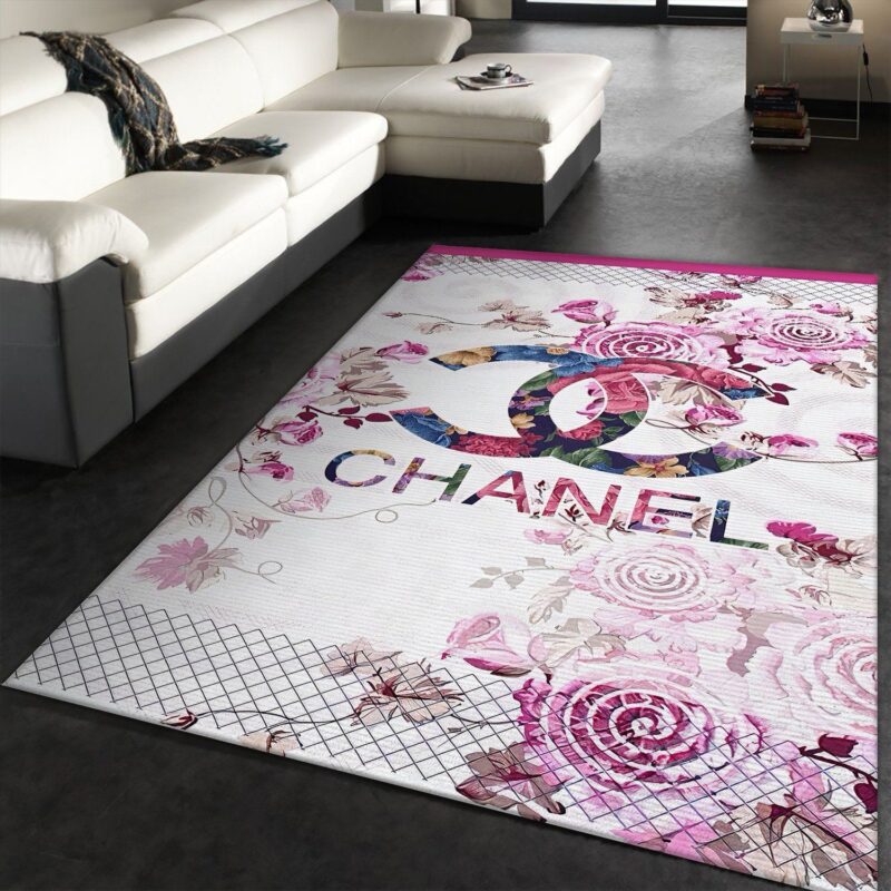 Chanel Hot Fashion Luxury Brand Area Rug Carpet Floor Decor RR2674