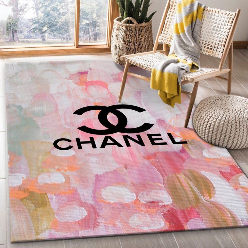 Chanel Paintful Fashion Luxury Brand Area Rug Carpet Floor Decor RR2672