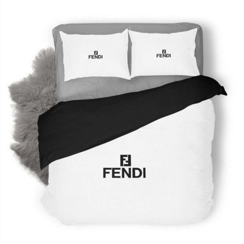 Fendi Luxury Logo Fashion Brand Premium Bedding Set BS302