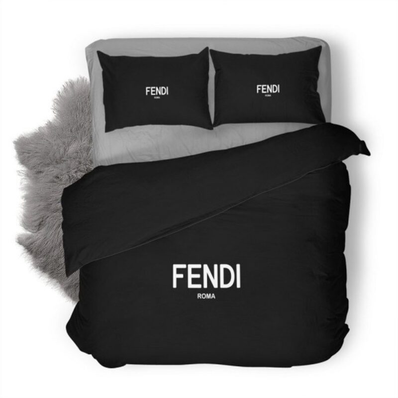 Fendi New Luxury Logo Fashion Brand Premium Bedding Set BS301