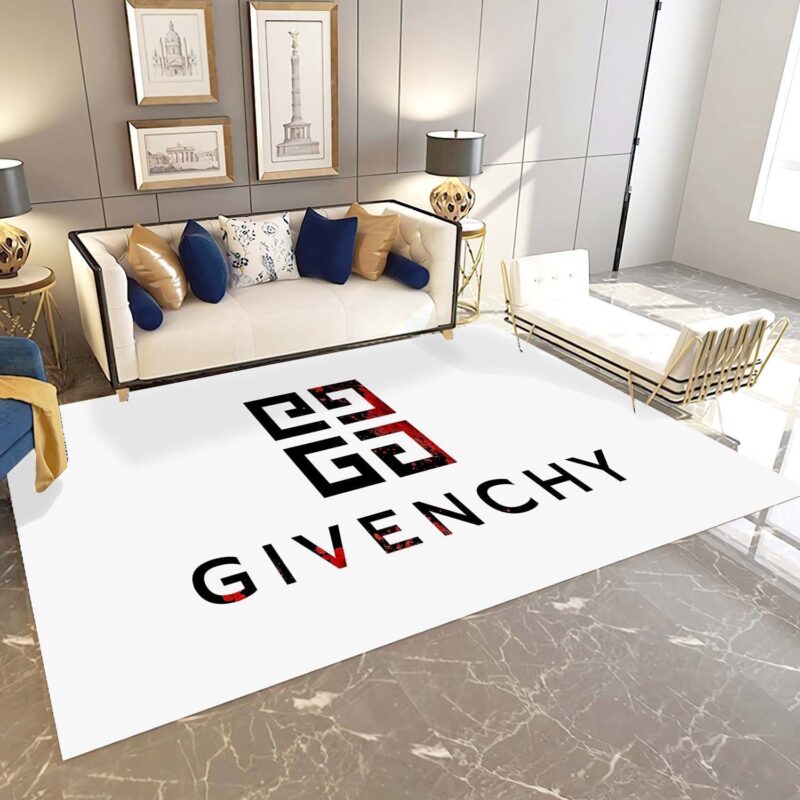 Givenchy Logo Limited Luxury Brand Area Rug Carpet Floor Decor RR2718