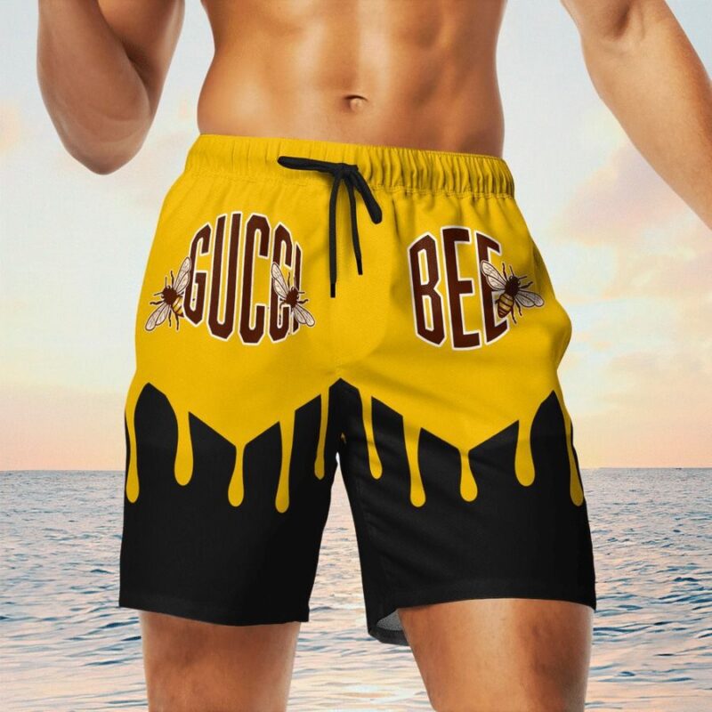 Gucci Bee Premium Fashion Logo Luxury Brand Shorts For Men