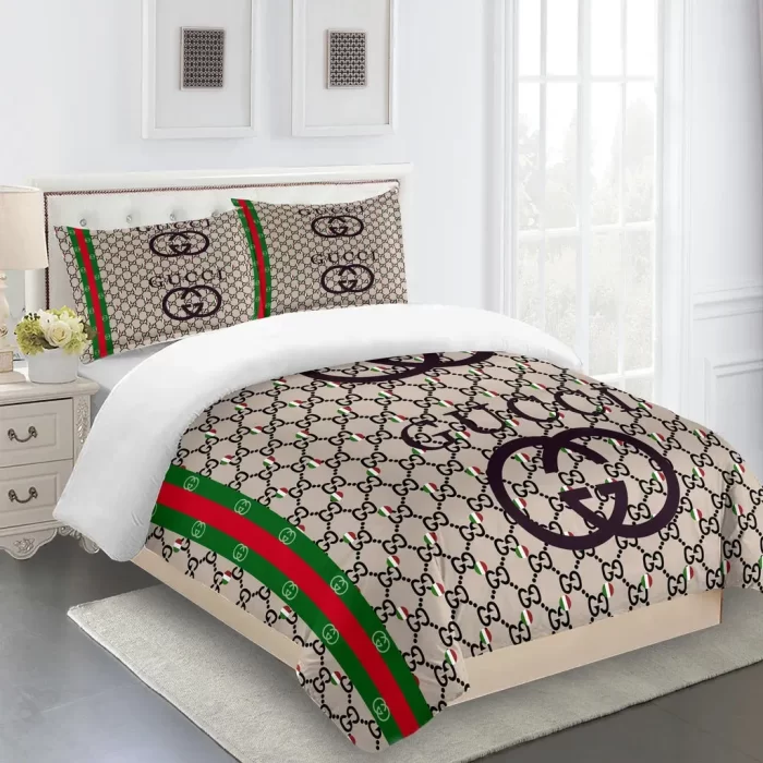 Gucci Fashion Logo Limited Luxury Brand Bedding Set BS453