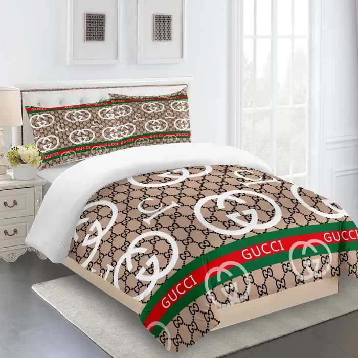 Gucci Fashion Logo Limited Luxury Brand Bedding Set BS454