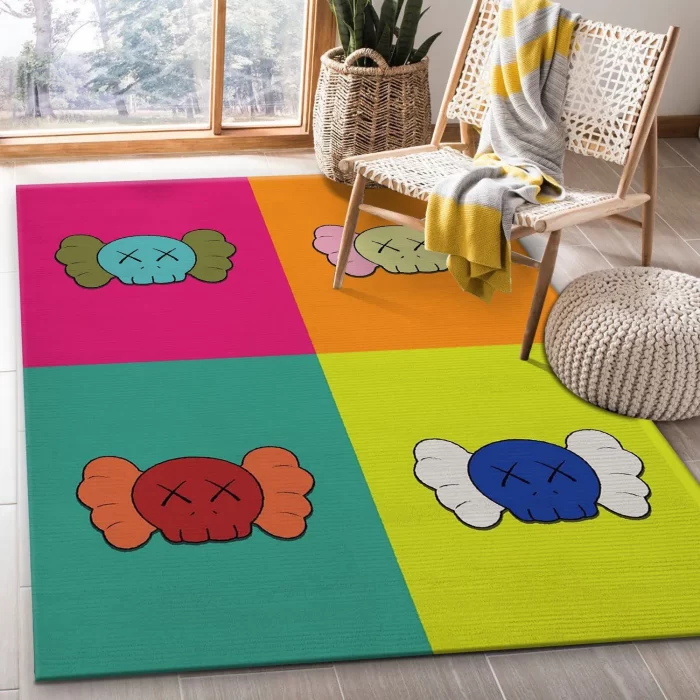 Kaws Area Rugs Living Room Rug Christmas Gift Decor RR2894