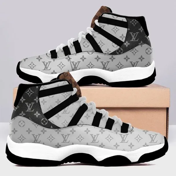 Louis Vuitton Glitter Air Jordan 13 Sneaker Shoes - Banantees