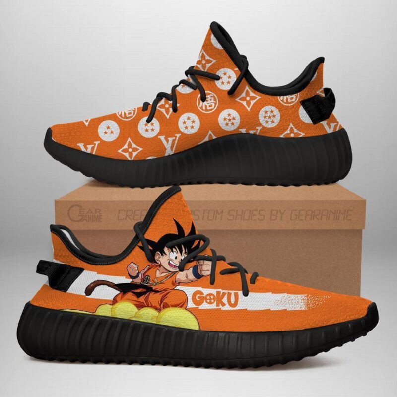 Louis Vuitton Goku Kid Dragon Ball Luxury Brand Premium Yeezy Sneaker