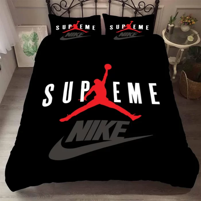 Supreme Nike Hot Bedding Sets Luxury Brand Bedding Decor Bedroom Sets BS396
