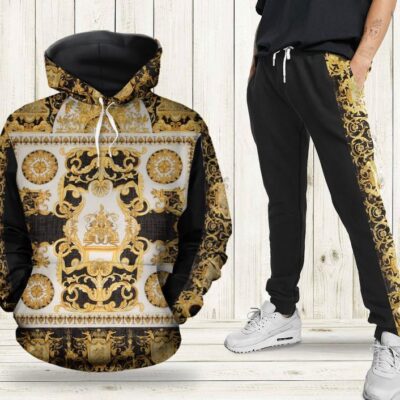 Gianni Versace Hoodie Long Sweatpants Hot Trending Luxury Brand Outfit Sport For Men HLS048