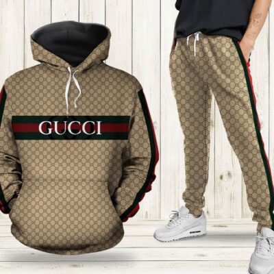 Gucci Hoodie Long Sweatpants Hot Trending Luxury Brand Outfit Sport For Men HLS004