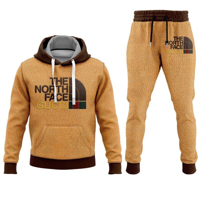 Gucci The North Face Hoodie Long Sweatpants Hot Trending Luxury Brand Outfit Sport For Men HLS026