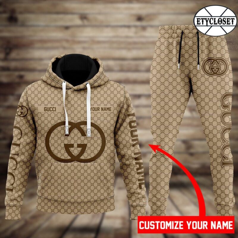 Personalized Gucci Hoodie Long Sweatpants Hot Trending Luxury Brand Outfit Sport For Men HLS022