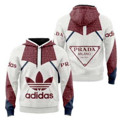 Adidas Prada Unisex Hoodie Luxury Brand Gifts 2023 JH2198