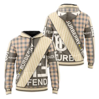 Burberry Fendi Unisex Hoodie Luxury Brand Gifts 2023 JH2212