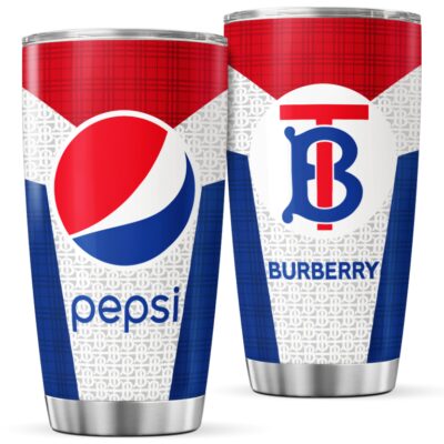 Burberry Pepsi Stainless Steel Tumbler 20Oz30Oz 1