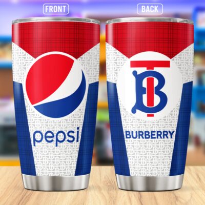 Burberry Pepsi Stainless Steel Tumbler 20Oz/30Oz