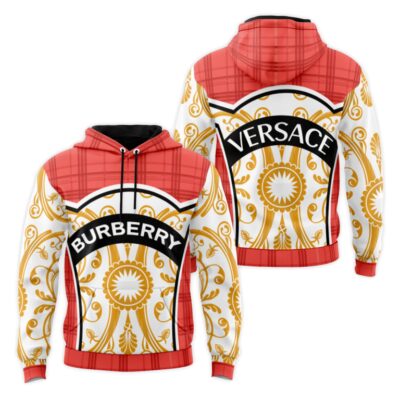 Burberry Versace Unisex Hoodie Luxury Brand Gifts 2023 JH2225