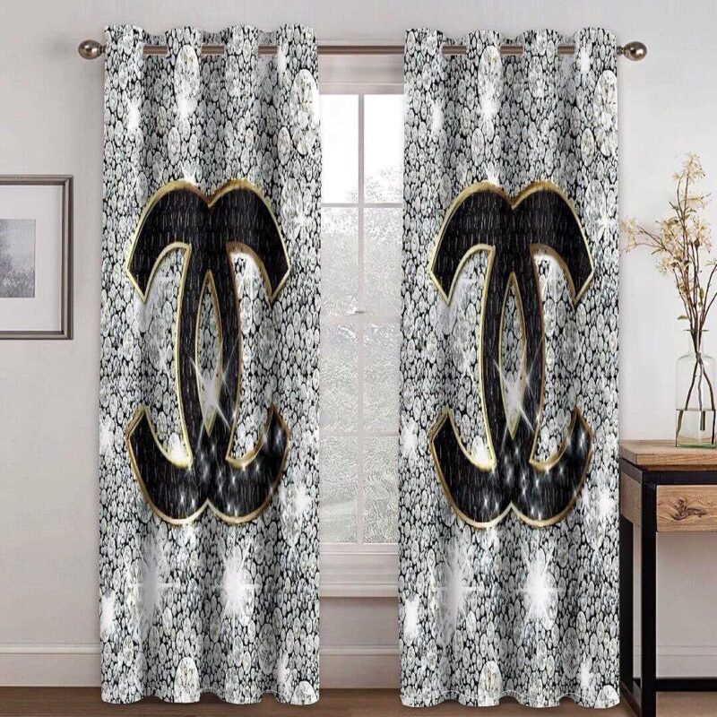 Chanel Bling Premium Window Curtains Hot 2023 Set WC106