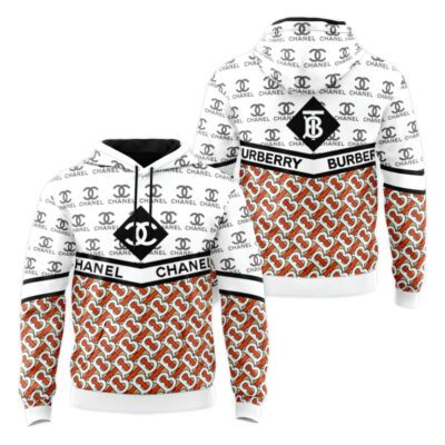 Chanel Burberry Unisex Hoodie Luxury Brand Gifts 2023 JH2232