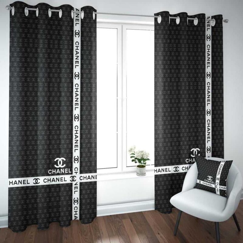 Chanel Fashion Premium Window Curtains Hot 2023 Set WC105