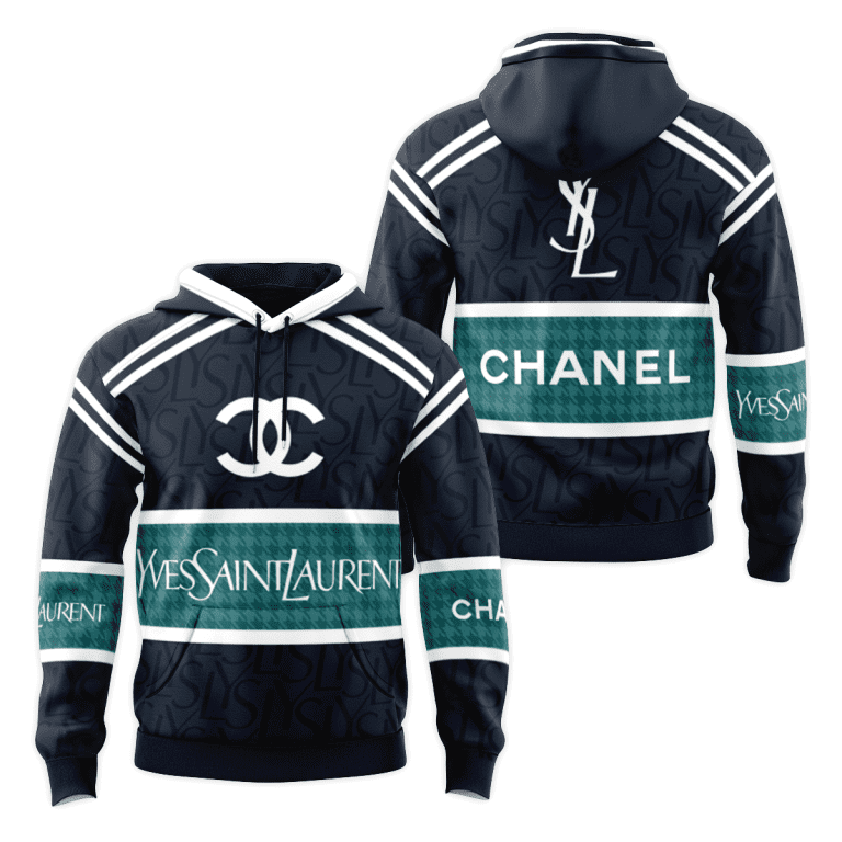 Chanel Yves Saint Laurent Unisex Hoodie Luxury Brand Gifts 2023 JH2244 ...