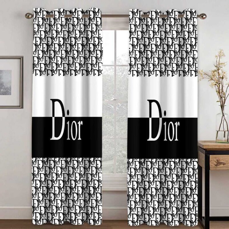 Dior Premium Window Curtains Hot 2023 Set WC098