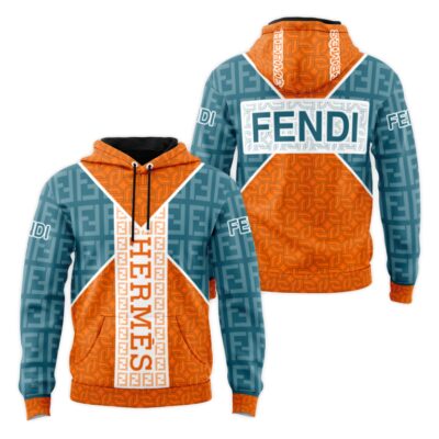 Fendi Hermes Unisex Hoodie Luxury Brand Gifts 2023 JH2168