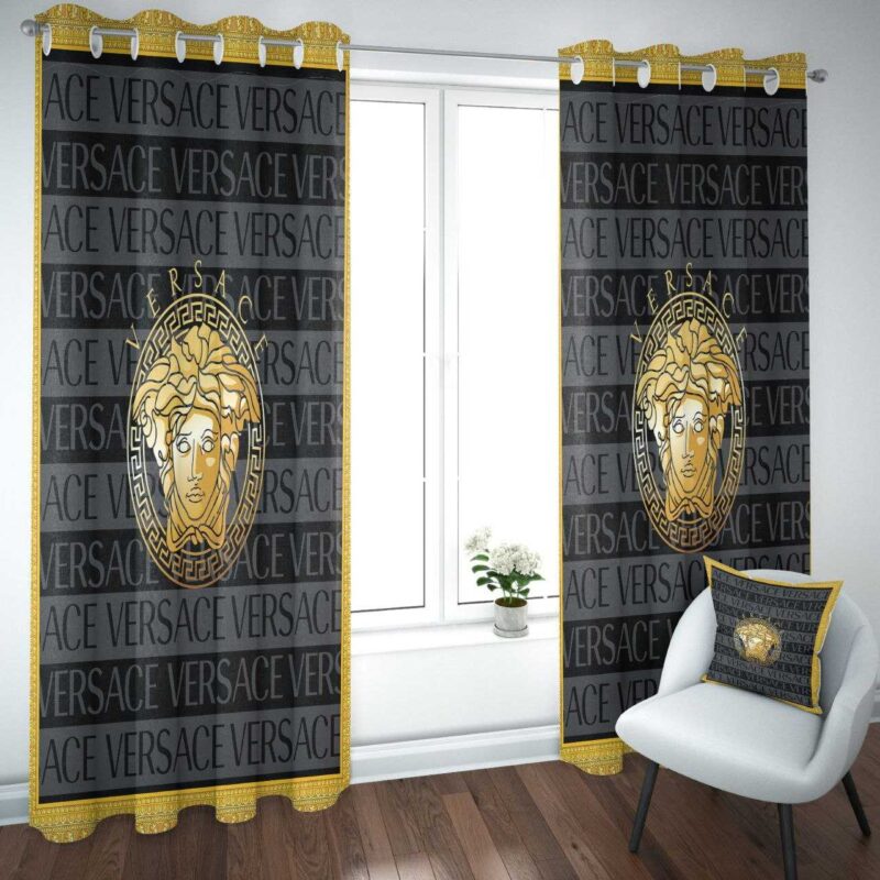 Gianni Versace Medusa Premium Window Curtains Hot 2023 Set WC091