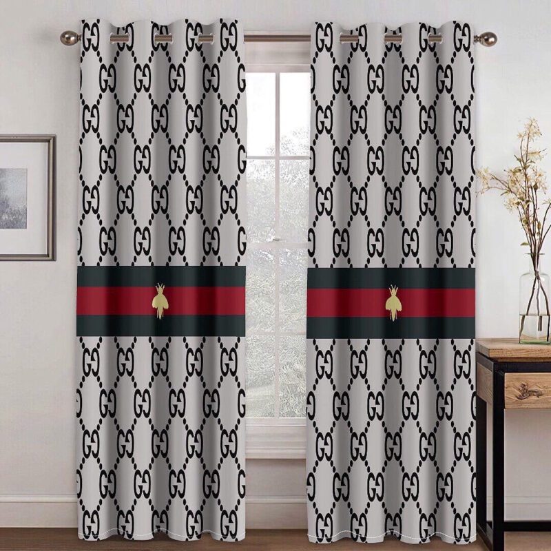 Gucci Bee Premium Window Curtains Hot 2023 Set WC083