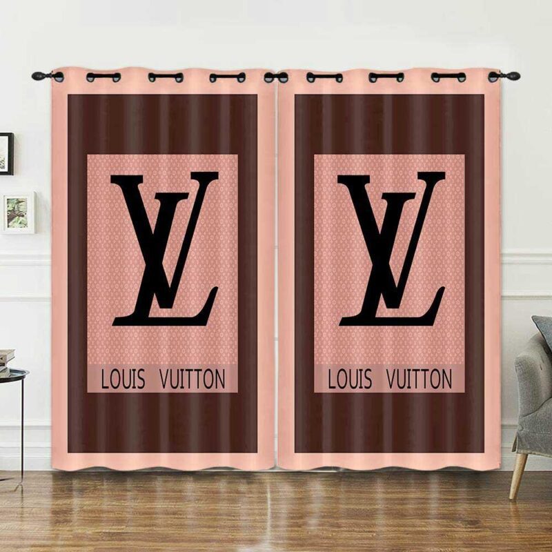 LV Louis Vuitton Premium Window Curtains Hot 2023 Luxury Curtain WC020