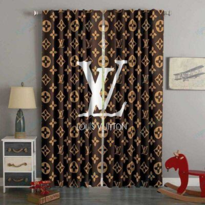 Louis Vuitton LV Fashion Brand Premium Window Curtains Hot 2023 Luxury Curtain WC044
