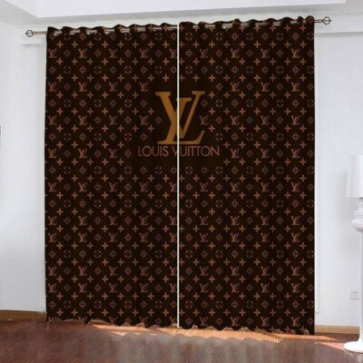 Louis Vuitton LV Monogram Premium Window Curtains Hot 2023 Luxury Curtain WC037
