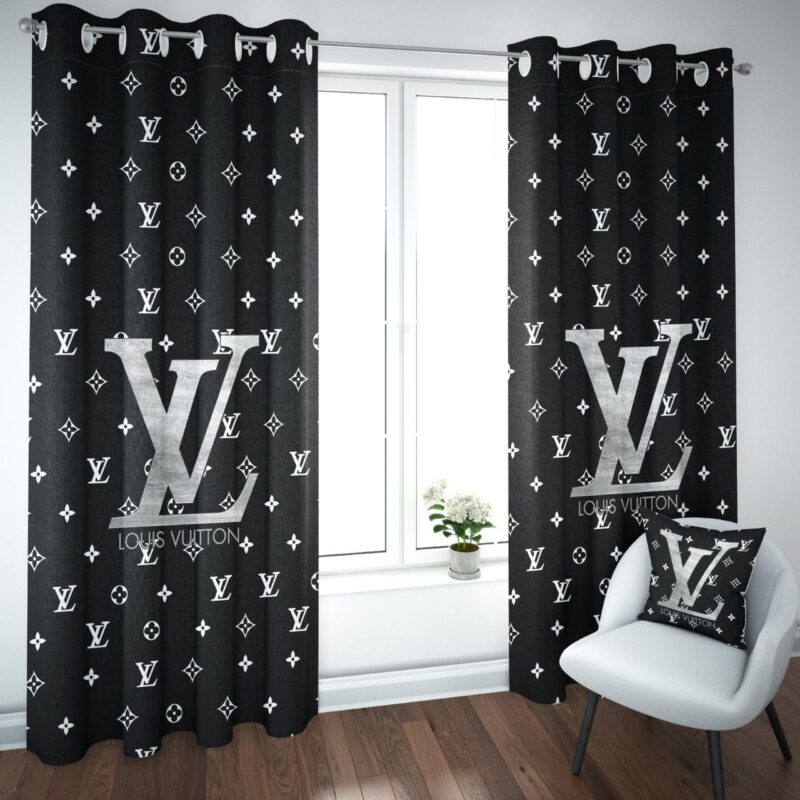 Louis Vuitton LV Monogram Premium Window Curtains Hot 2023 Set WC035