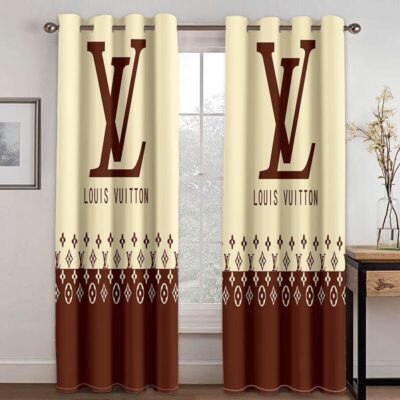 Louis Vuitton LV Premium Window Curtains Hot 2023 Set WC028
