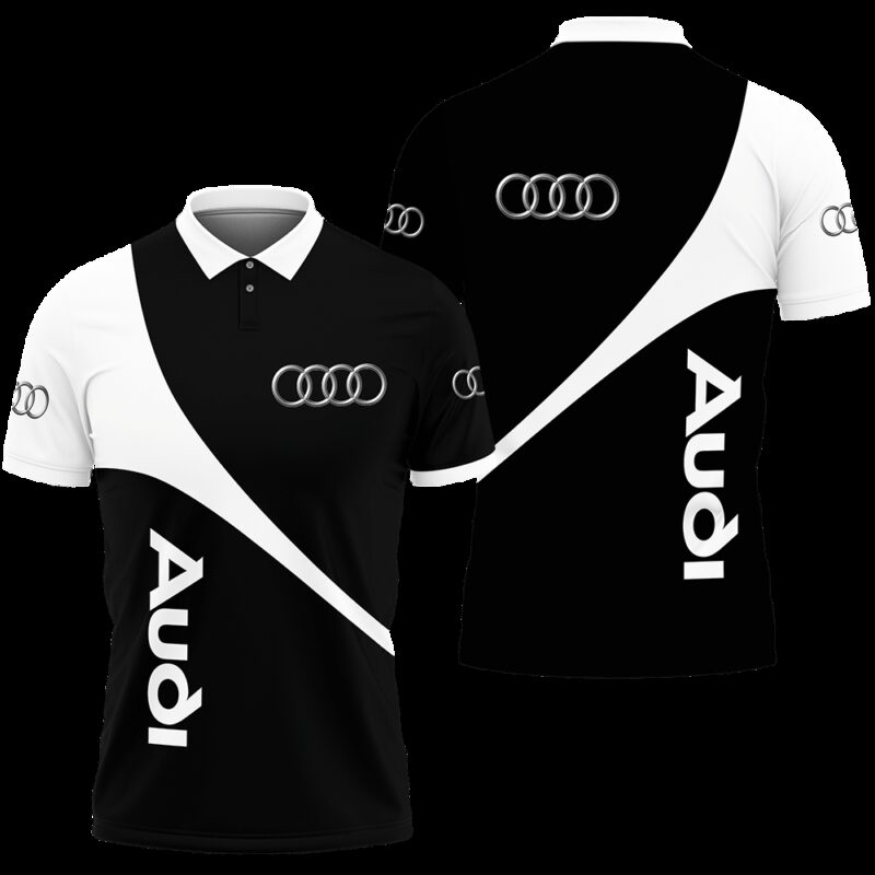 Audi Polo Shirt Luxury Car Brand Tennis Shirt Golf Shirt PLS001