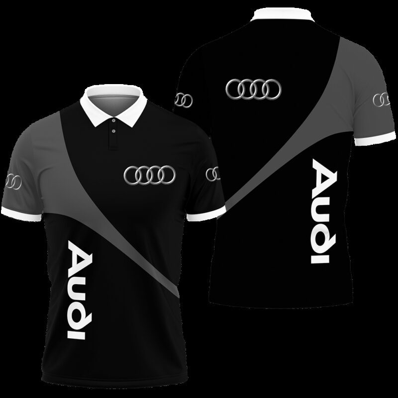 Audi Polo Shirt Luxury Car Brand Tennis Shirt Golf Shirt PLS003