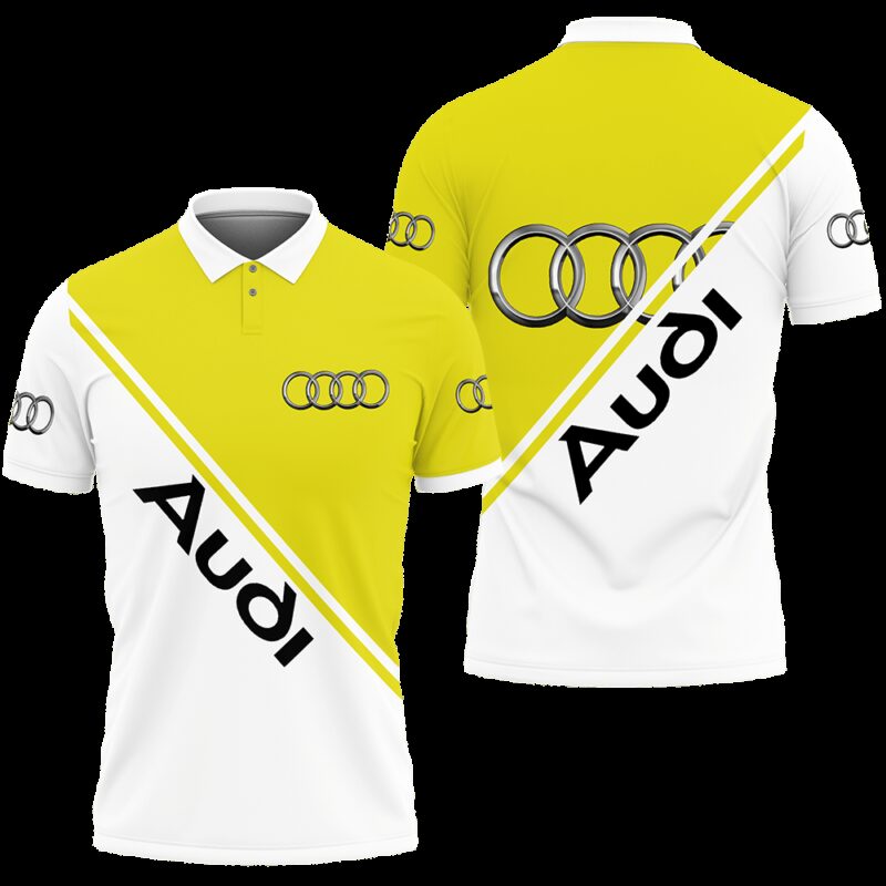 Audi Polo Shirt Luxury Car Brand Tennis Shirt Golf Shirt PLS004