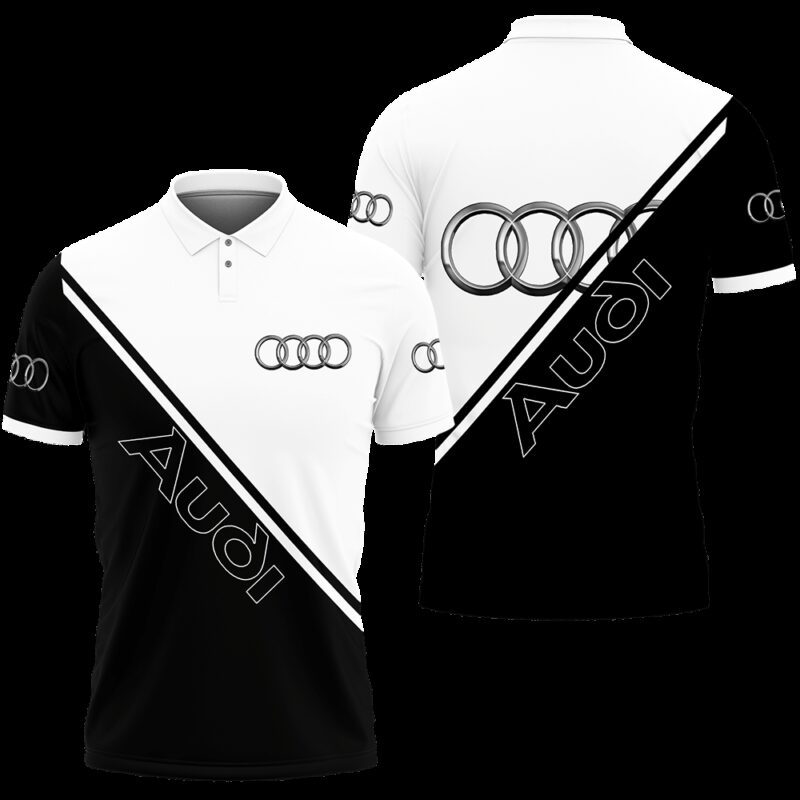 Audi Polo Shirt Luxury Car Brand Tennis Shirt Golf Shirt PLS005