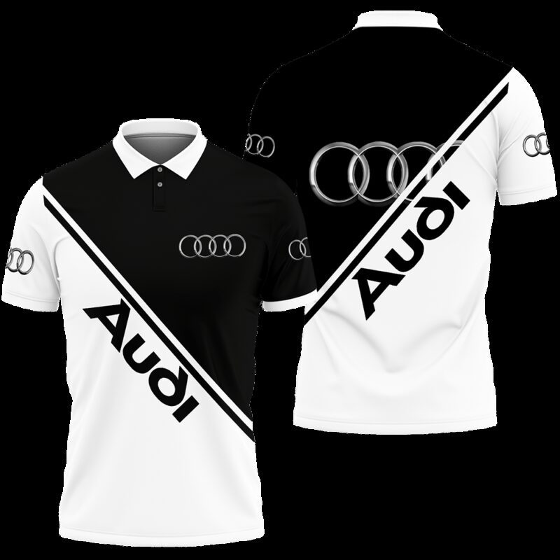 Audi Polo Shirt Luxury Car Brand Tennis Shirt Golf Shirt PLS006