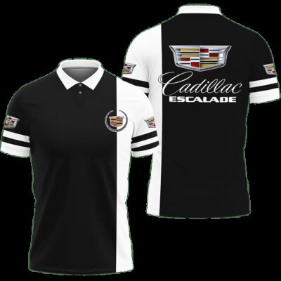 Cadillac Polo Shirt Luxury Car Brand Tennis Shirt Golf Shirt PLS027