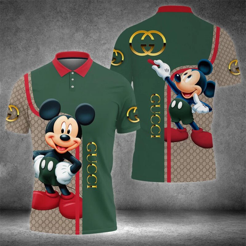 Gucci Mickey Mouse Polo Shirt Luxury Clothing PLS227