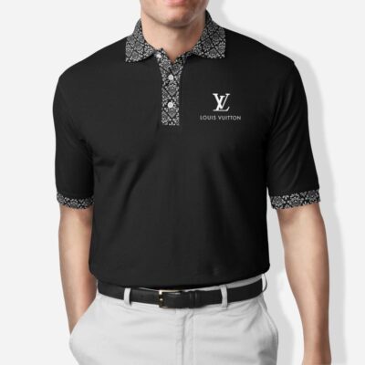 Louis Vuitton LV Premium Polo Shirt 2023 Luxury Polo Shirt For Men PLS596
